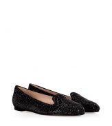 Add instant sparkle to your dressed up or pared-down looks with these stud-effect crystal embellished slipper-style loafers from Valentino - Rounded toe, slip-on style, allover embellishment - Pair with cropped trousers and a pullover or a pencil skirt, feminine knit top and statement satchel