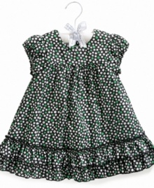 This adorable First Impressions dress will have her looking pretty in polka dots.