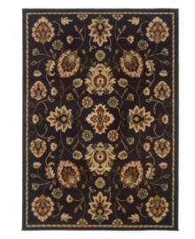 Inspired by classic floral designs of the early Modern age, the Tribecca area rug presents comforting symmetry coupled with divine color. Its streamlined, low-cut pile and durable construction offer a handsome, lasting finish to any room. (Clearance)