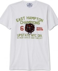 Wear it like a true champion. This graphic tee from American Rag is a weekend winner.