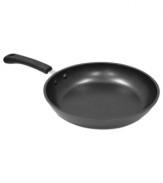 Your everyday companion! Pairing heavy-forged aluminum with stainless steel, this professional fry pan steps up to everything from breakfast favorites to dinnertime staples by demonstrating incredible heat conduction for even, perfect results. A nonstick, dishwasher-safe construction takes the hassle right out of cooking & cleanup. Lifetime warranty.