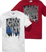 Dripping with fresh street-wise style, this essential t shirt from Ecko Unltd packs a punch.