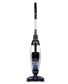 Clean comes to every corner of your home with the 2-in-1 versatility of this upright with detachable hand vacuum, which takes on hard floors, area rugs and hard-to-reach places. A 2-way folding handle gets under furniture and into tricky areas, while also making storage a breeze.  1-year limited warranty. Model 53YG.