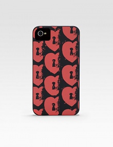 Protect your iPhone® in style with a pretty snap-on case in a graphic heart-and-keyhole print.Printed plastic2¼W X 4½H X ½DImported Please note: iPhone® not included. 