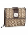 Logo jacquard and European design flair take the french purse by Giani Berning from ordinary to extraordinary.