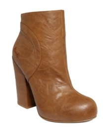 Cool with a chunky heel. Blowfish's Caden booties are the perfect addition to any sleek, casual look.