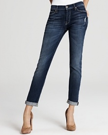 7 For All Mankind Jeans - Josefina Crop Skinny Jeans in California del Sol Wash