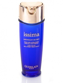 Named one of the 150 Best Beauty Products in Town & Country magazine. Late night recovery treatment. Get the benefits of eight hours of sleep in a special bottle. While you sleep, Midnight Secret detoxifies, replenishes and oxygenates your skin, repairing and counteracting signs of fatigue. You'll wake to a radiant and refreshed complexion. 1.0 oz. 