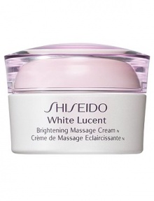 An exceptional brightening cream that works with the power of massage to create a luminous glow, as it helps diminish the appearance of visible spots, freckles and dullness. Retexturizes skin for a flawless healthy look. Formulated with Asian plant extracts to improve moisture balance and smooth skin. Glides on luxuriously and leaves skin feeling velvety soft, with no sensation of stickiness. Apply once or twice a week after softener and before moisturizer.