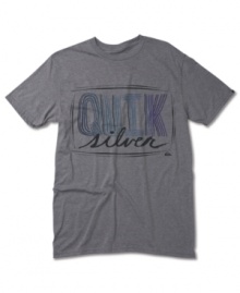 Classic cool. The crisp graphic on this soft cotton t-shirt from Quiksilver will give you style to spare.