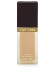 This unique, 3-in-1 foundation delivers a balanced complexion that glows with vitality and radiance. Extremely lightweight and luminous, it includes the skin-nourishing Tom Ford Infusing Complex to help protect skin and promote its vibrancy from within. Micronized pigments deliver seamless and undetectable coverage that is easy to build up or sheer down. SPF 15 protects skin from sun damage.