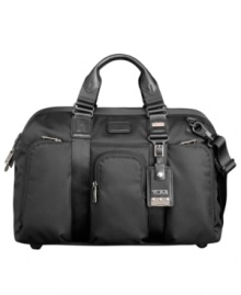 From the Bravo collection of soft, unstructured and more casual business and travel designs comes this versatile satchel. Ideal for air or road travel, it works as an overnighter, weekender or companion piece and includes a computer compartment and iPad pocket.