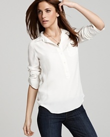 Equipment Shirt - Capri Button Down with Pocket