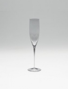 Elegant, hand-cut crystal design makes every toast all the more meaningful. 12H X 3W Hand wash Imported