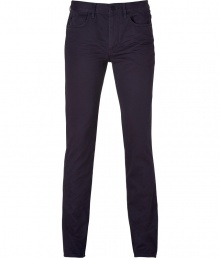 Made of cotton and boasting a fall-ready violet hue, these easy to style denim pants from Marc by Marc Jacobs are a new-season must-have - Classic five-pocket styling, straight leg - Slim fit - Pair with a cashmere pullover, a modern parka, and trainers