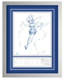 Complete with animator's notes and guides, The Magic of Tink lithograph is a special piece for fans of Disney's Tinker Bell. Trails of pixie dust are studded with twinkling Swarosvki crystals for a touch of Never Land-style magic.