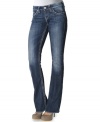 We love bootcut jeans for the leggy look it creates, and this pair from Silver Jeans totally perfects the style with expert fading and pocket design that pops!