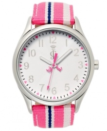 You'll be pretty in pink -- and on time -- with this darling Darby collection watch from Juicy Couture.