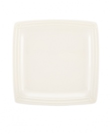 Serve the main course on this Wickford platter and tie in timeless sophistication with every meal. kate spade new york's square plates are always versatile, and the white china of this contemporary square platter is embossed with a knotted rope motif.