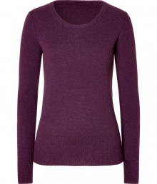 Your everyday style just got a luxe kick with this slim fitting cashmere pullover from Iris von Arnim - Round neck, long sleeves, ribbed cuffs and hem, slim fit - Style with slim trousers, jeans, or a figure-hugging pencil skirt