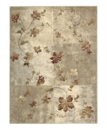 Explore an exquisite new look for the home. This luxurious rug brings allure to any space with a delicate floral motif and a fascinating shadowed ground. Densely woven from premium-quality Opulon(tm) yarns, the Somerset rug dresses any space with elegance.