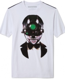 Robo-pop: The Evening Attire graphic T-Shirt from Sean John showing a tuxedo-clad mechanical man.