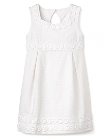 A crisp white dress for every occasion - sunny picnics at the park or tea time in the garden.