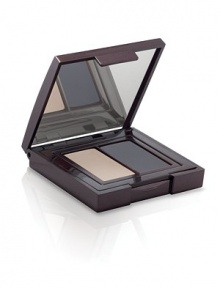 The Eye Colour Duet immediately releases intense luminous colour with superior blending in two complementary shades. The creamy powder texture provides distinctive full colour and unique blendability. To create a classic Laura Mercier eye, use a lighter tone on the lid and under the brow bone. Add depth by accentuating the crease with a dark or medium shade and then smudge deepest colour at the lash line for added definition.