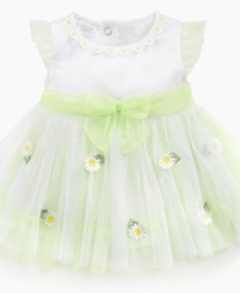 Twinkle toes. Indulge her girlie side with this whimsical tutu dress from Nannette.