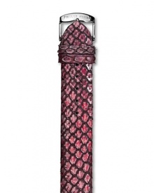 Switch up your Philip Stein style with this sleek, elegant snake strap.