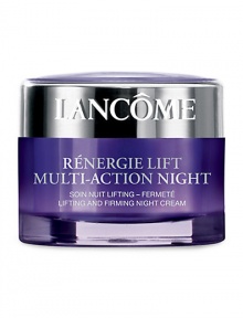 With time, alterations in the skin's structure can affect firmness causing the skin to lose its youthful quality. A visible improvement in skin tightening helps restore skin's youthful look. Rénergie Lift Multi-Action Night features Multi-Tension technology, designed to target skin layers. In 4 weeks, wrinkles appear reduced and skin looks smoother. Skin texture looks firmer, denser and replenished.