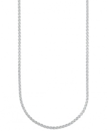 Make the connection. Giani Bernini's baby rolo chain is set in sterling silver for a stunning look to hold any ensemble together. Approximate length: 20 inches.