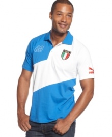 Use preppy style to give props to your favorite country in this polo shirt from Puma.