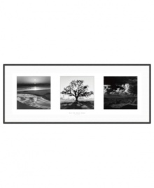 Fiat Lux, Latin for let there be light, is exactly what Ansel Adams sheds on the natural world in this iconic photo essay. Commissioned by the University of California in celebration of the school's 100th anniversary. Matted in white with a smooth, satin black frame.