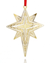 There's no more beautiful star. Twinkling in gold-plated brass, Baldwin's Star of Bethlehem ornament radiates with the spirit of the holidays.