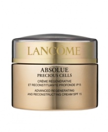 Restores Density – Reduces Wrinkles – Regenerates Radiance Decisive breakthrough on stem cells. It's proven: within 7 days, skin recovers the visible signs of younger skin.(1) Fundamental discovery on stem cells: Our research has made a decisive breakthrough by revealing the crucial role of stem cells' environment on its ability to improve skin's youthful quality. Exclusive innovation from Lancôme: A powerful combination – the Reconstruction Complex and Pro-Xylane(tm) – has been shown to improve the condition around the stem cells, and stimulate cell regeneration to reconstruct skin to a denser quality.(2) Women see visible signs of younger skin:(3) 90% skin seems denser 87% looks smoother 87% looks more radiant 95% has a more uniform complexion Significant deep wrinkle reduction in UV damaged skin after 4 weeks. Clinically proven.(4)