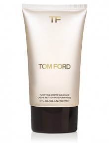 Tom Ford believes a truly beautiful face begins with energized, radiant skin. This super-rich, hydrating cream cleanser uses the exclusive Tom Ford Purifying Complex to leave skin clean, vibrant and free of dulling and damaging impurities, including makeup and environmental toxins.  The Tom Ford Purifying Complex frees skin of toxins by combining a European plant extract with Chinese herbs to promote purification and reduce irritating environmental pollutants.