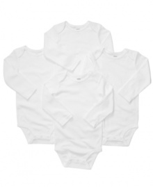 It'll be easy to always have a classic on hand with this bodysuit 4-pack from Carter's.