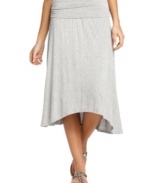 So easy, so cute: Cha Cha Vente's foldover-waistband skirt makes any casual outfit look more polished!