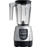 Out with the clutter & in with this compact countertop must-have. Packed with power in a small design, this blender boasts a hardworking motor that mixes and makes creams, soups, smoothies and iced beverages with ease. 2-year warranty. Model BL330.