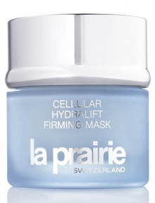 Cellular Hydralift Firming Mask. From the Swiss Cellular Mask Collection. Delivers spa-strength benefits at home with visible results in 5 minutes.  · Delivers hydration and nutrients  · Reinforces moisture barrier  · Appears to lift, firm and tighten 