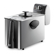 Deep fry like a pro with the De'longhi Dual Zone Deep Fryer, utilizing innovative technology that prevents lingering odors, features a patented easy-clean draining system as well as preventative safety features that allow for worry-free frying.