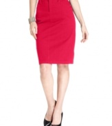 Office style is a cinch when you have this versatile pencil skirt from Style&co. in your closet.