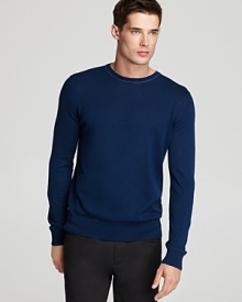 A solid lightweight sweater, crafted in a softer-than-soft blend of silk, cotton and cashmere, gives you a breezy, casual air as you look over the heirloom tomatoes at the farmer's market.