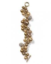 Accent your workday looks with this stylish beaded bracelet from Carolee.