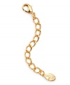 Create the perfect length necklace with Carolee's necklace extender in gold tone mixed metal. Approximate length: 2 inches.