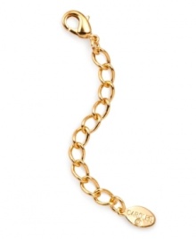 Create the perfect length necklace with Carolee's necklace extender in gold tone mixed metal. Approximate length: 2 inches.