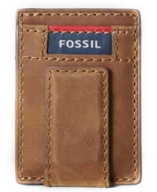 It's time to trim down what you carry.  This wallet from Fossil helps make sure you are carry only the essentials.