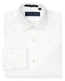 From Joseph Abboud, a crisp dress shirt designed to provide the ideal canvas for his dressy ensemble.