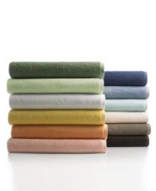 Made from unique low-twist cotton, these 2-ply hand towels have a comfortably soft and lightweight feel that's exceptionally durable, plush and absorbent. Mix & match the  vibrant shades to suit your mood or the season.